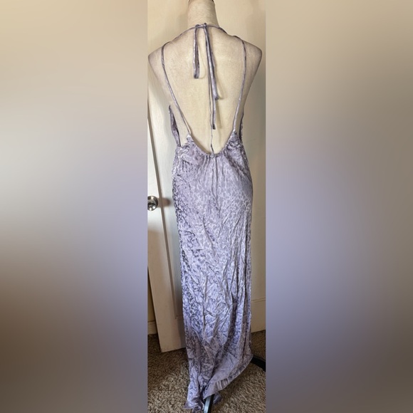 NWT Topshop Lavender Leopard Print Maxi Dress Backless Sun dress summer beach - Picture 12 of 13